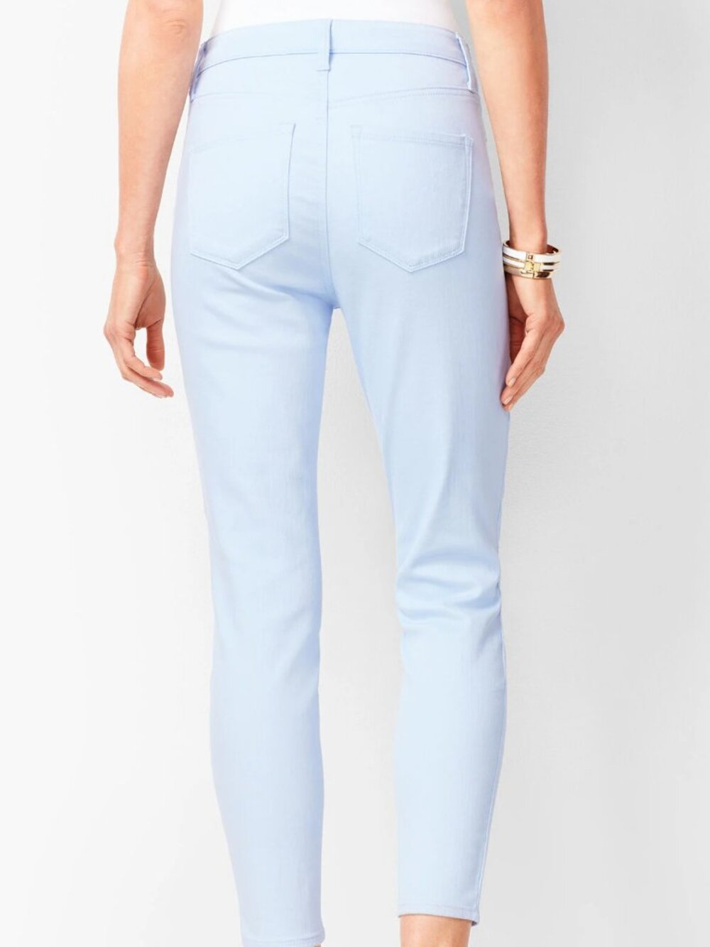 Talbots High-Waist Jegging Crop Light Blue Size 16